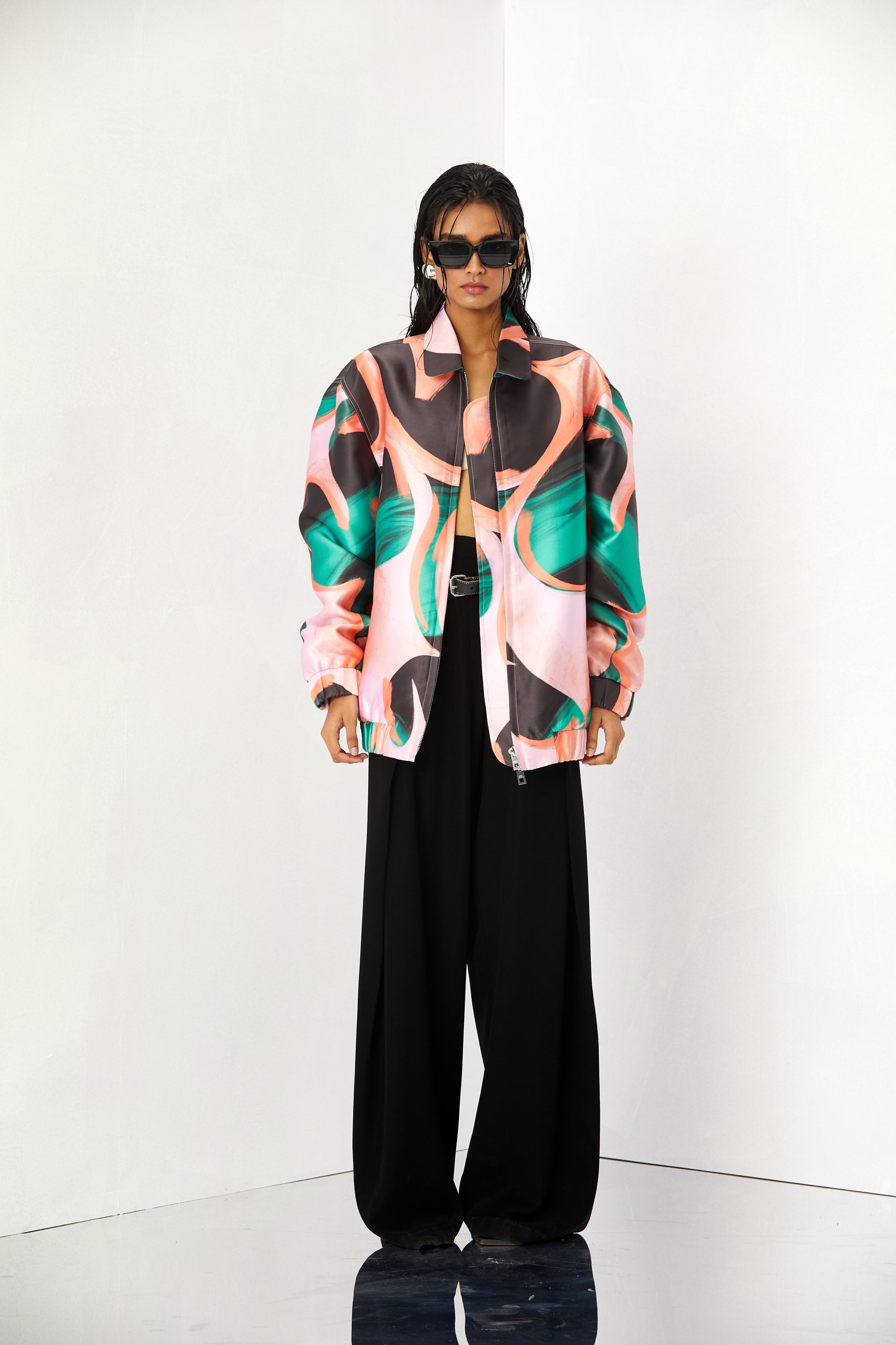 ‘SEAGLASS’ BOMBER - Kanika Goyal Label