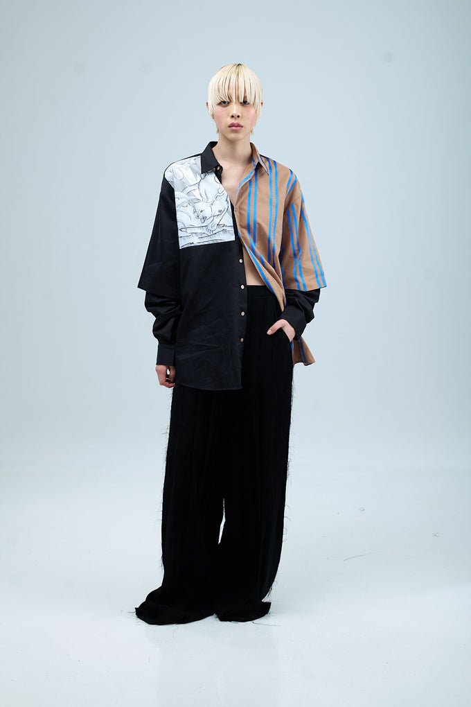 SHUTTER' Pleated Trousers - Kanika Goyal Label