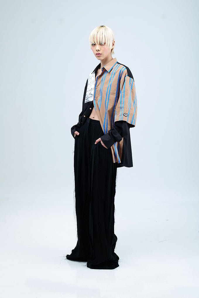 SHUTTER' Pleated Trousers - Kanika Goyal Label