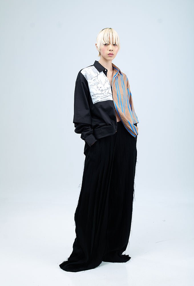 SHUTTER' Pleated Trousers - Kanika Goyal Label