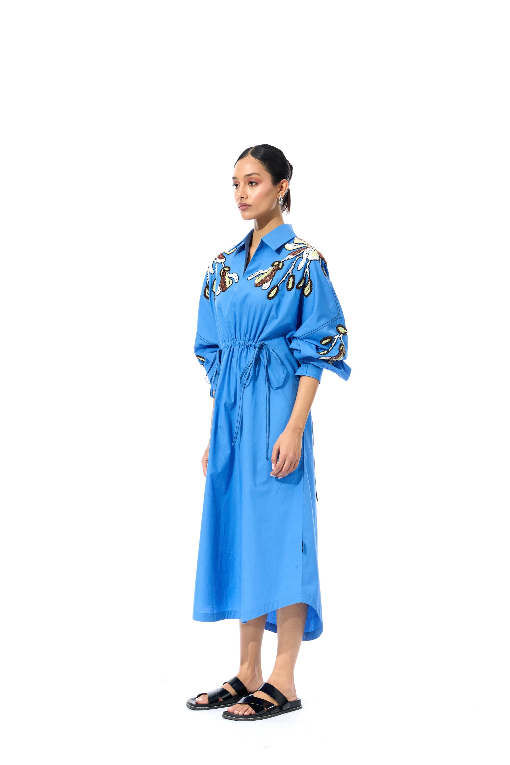 'SUNDRIFT' BLUE DRESS - Kanika Goyal Label