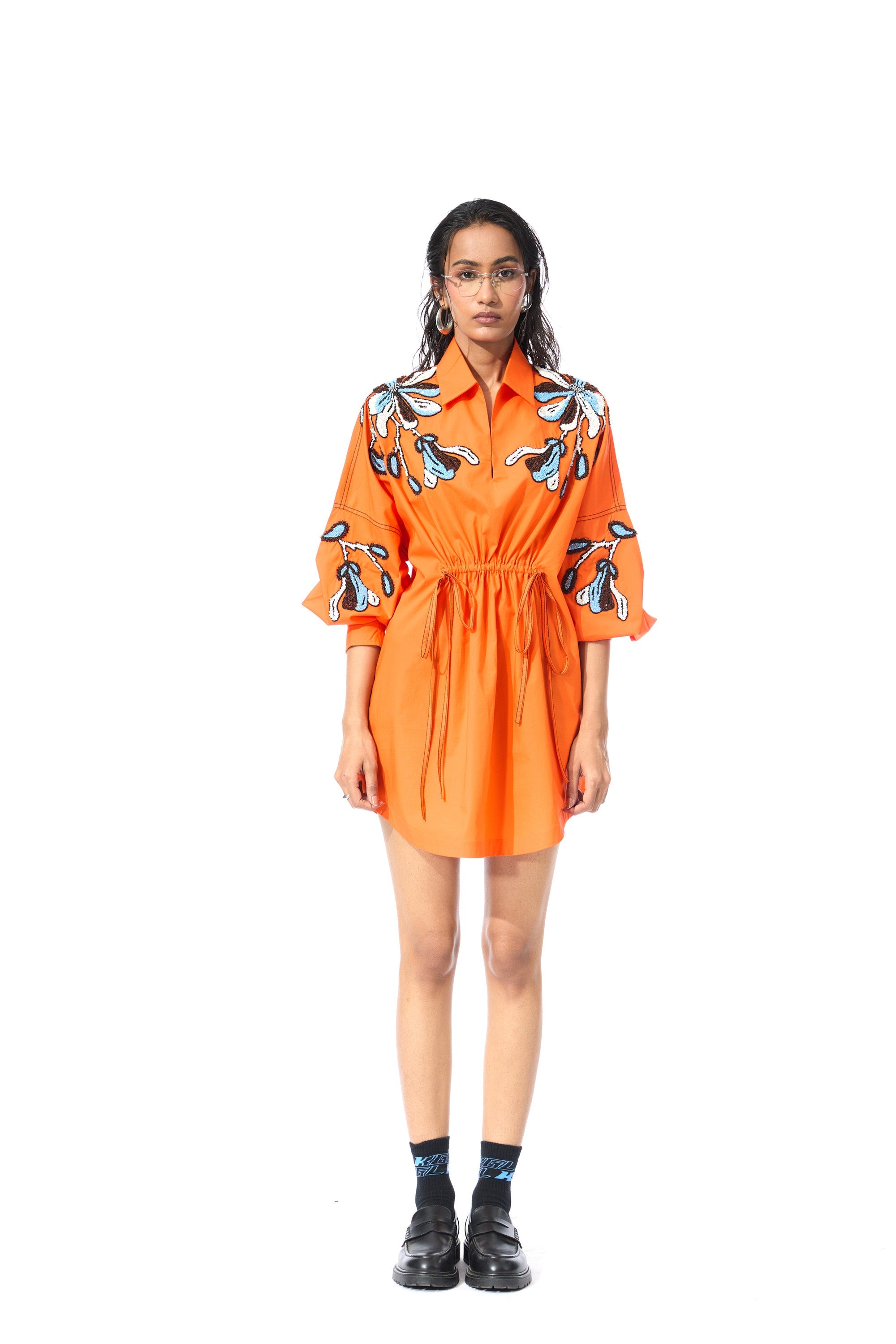 'SUNDRIFT' ORANGE DRESS - Kanika Goyal Label