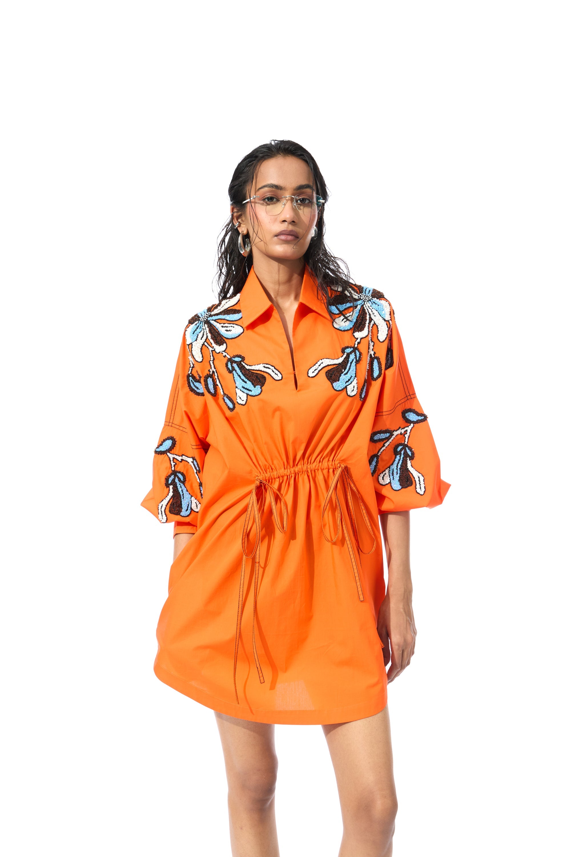 'SUNDRIFT' ORANGE DRESS - Kanika Goyal Label