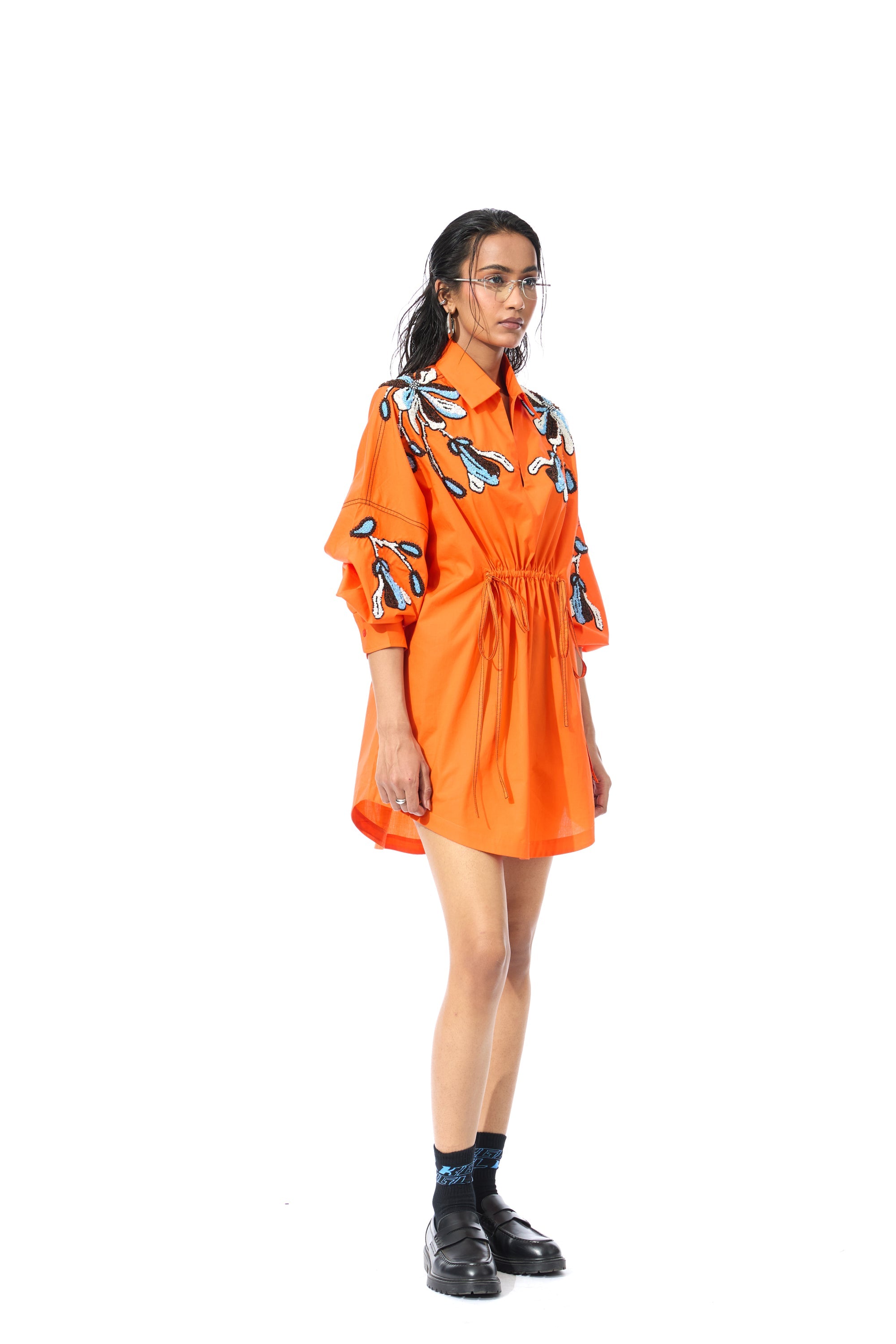 'SUNDRIFT' ORANGE DRESS - Kanika Goyal Label