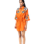 'SUNDRIFT' ORANGE DRESS - Kanika Goyal Label