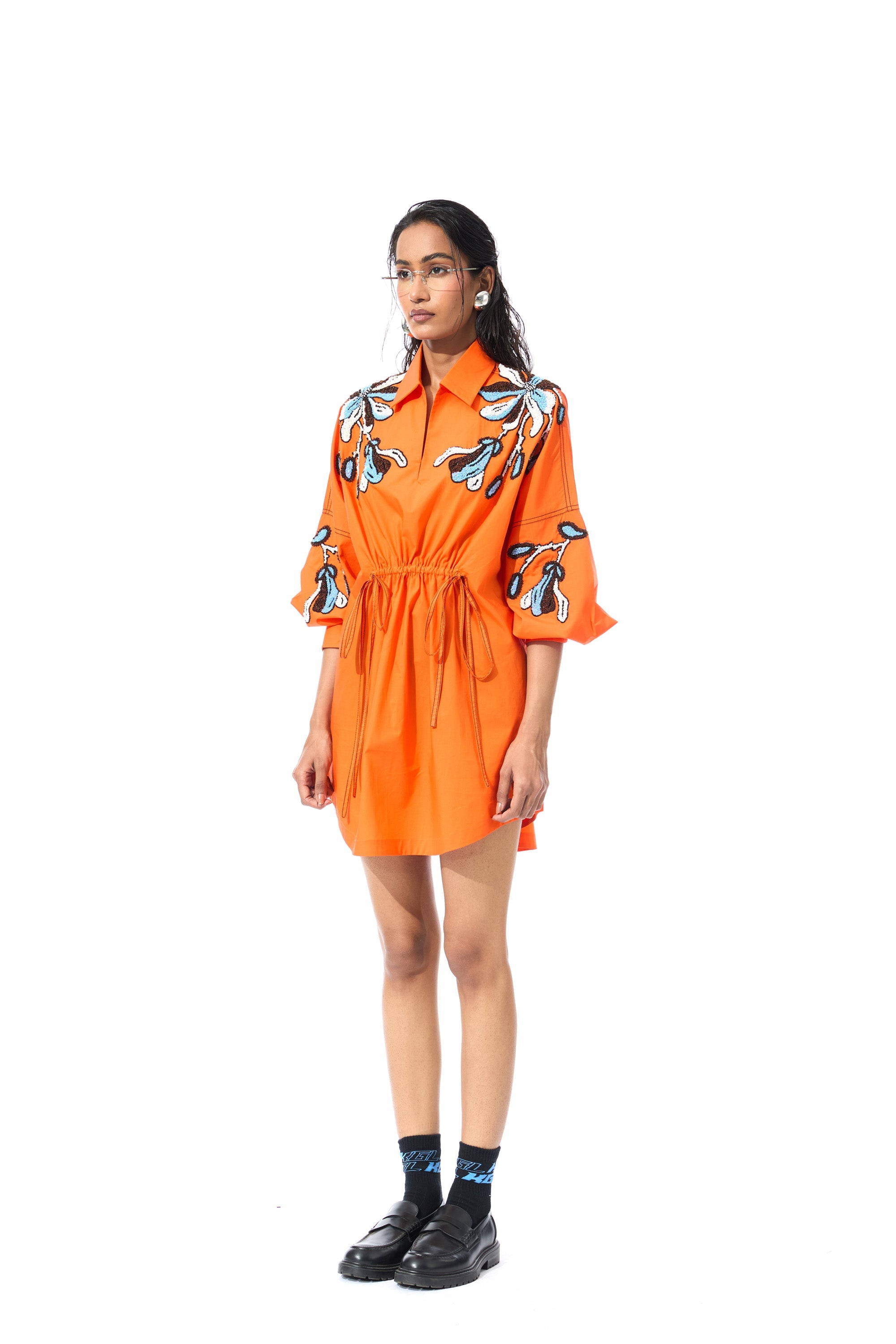 'SUNDRIFT' ORANGE DRESS - Kanika Goyal Label