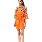 'SUNDRIFT' ORANGE DRESS - Kanika Goyal Label