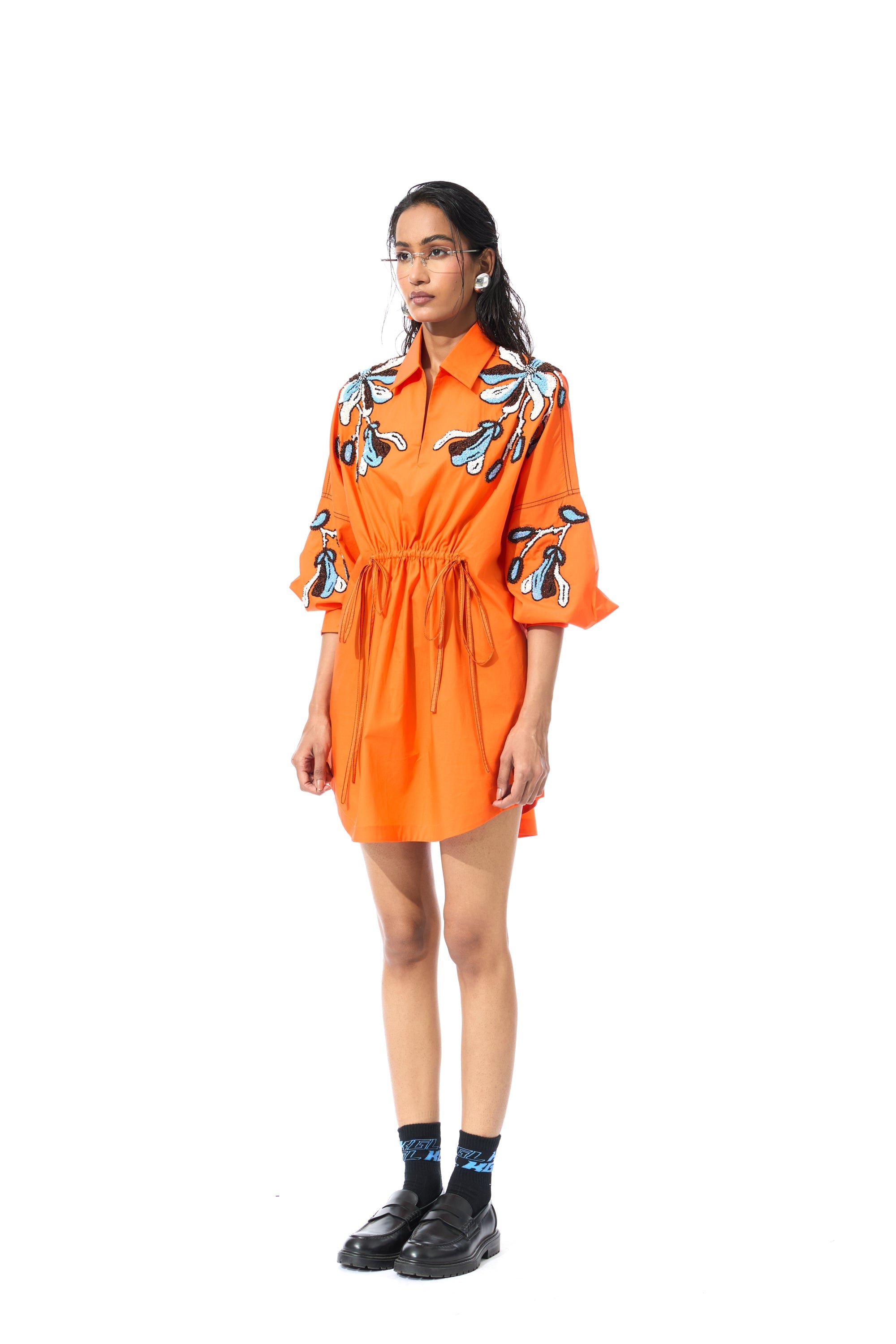 'SUNDRIFT' ORANGE DRESS - Kanika Goyal Label