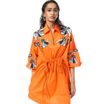 'SUNDRIFT' ORANGE DRESS - Kanika Goyal Label