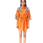 'SUNDRIFT' ORANGE DRESS - Kanika Goyal Label