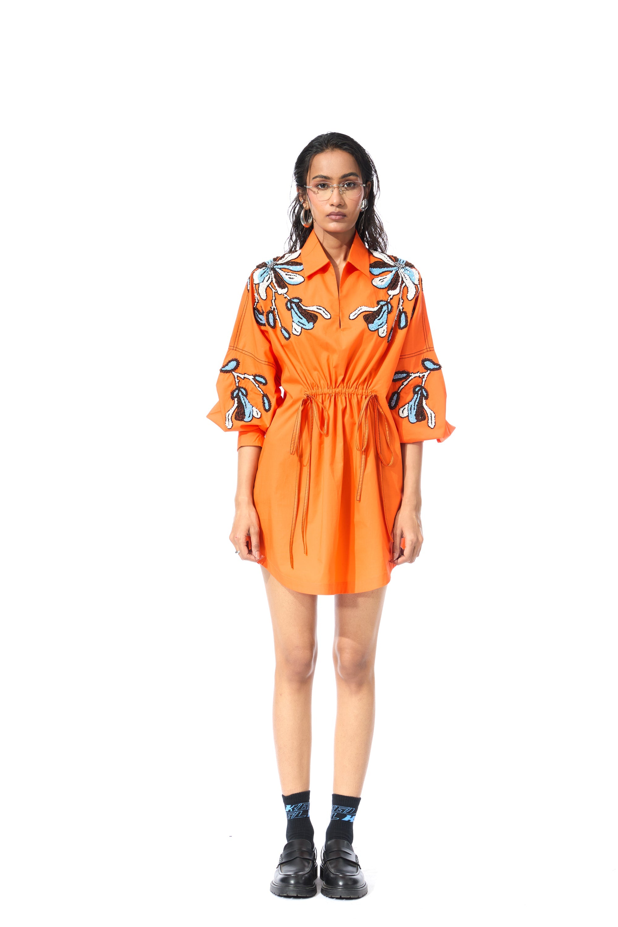 'SUNDRIFT' ORANGE DRESS - Kanika Goyal Label