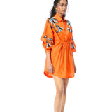 'SUNDRIFT' ORANGE DRESS - Kanika Goyal Label