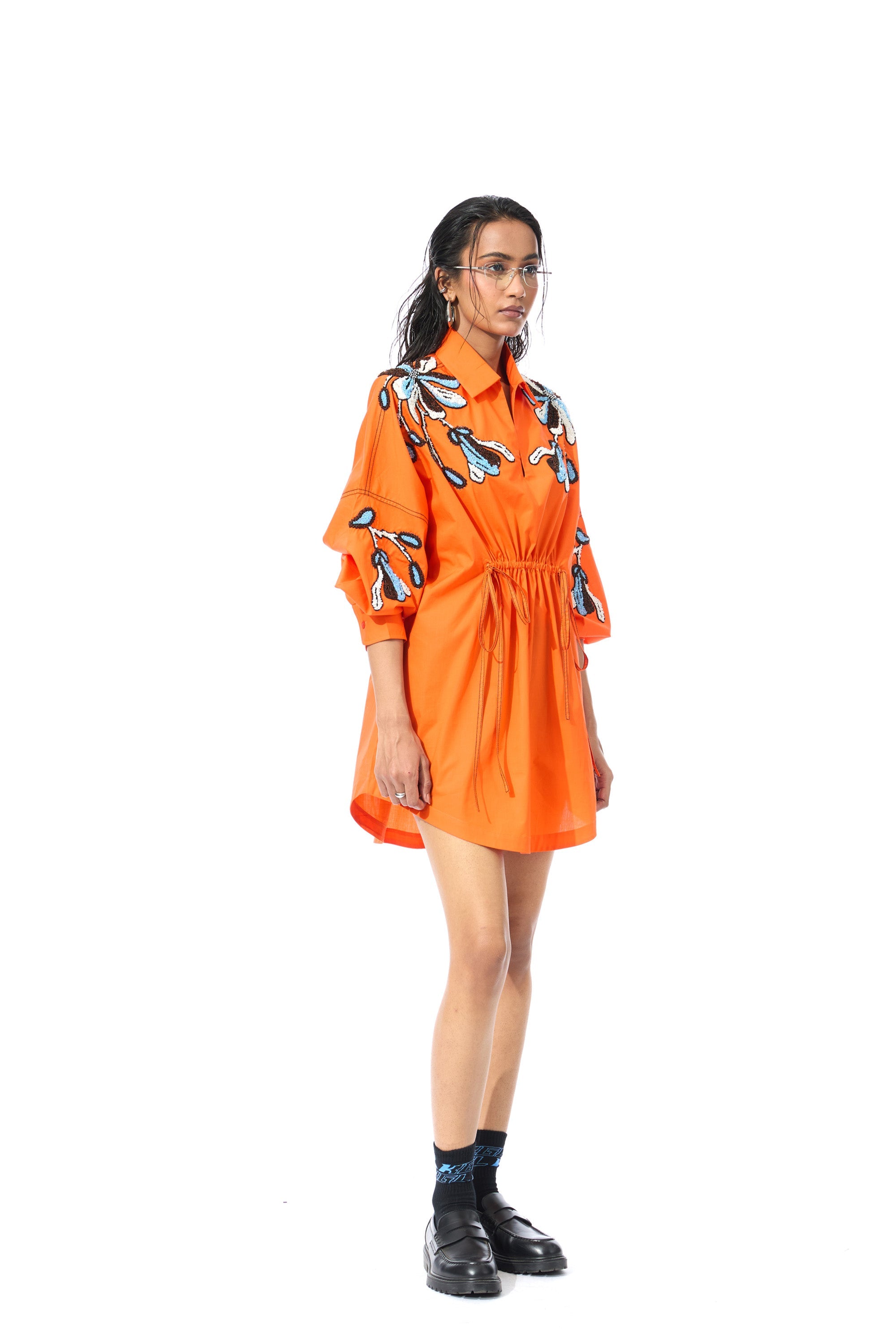 'SUNDRIFT' ORANGE DRESS - Kanika Goyal Label