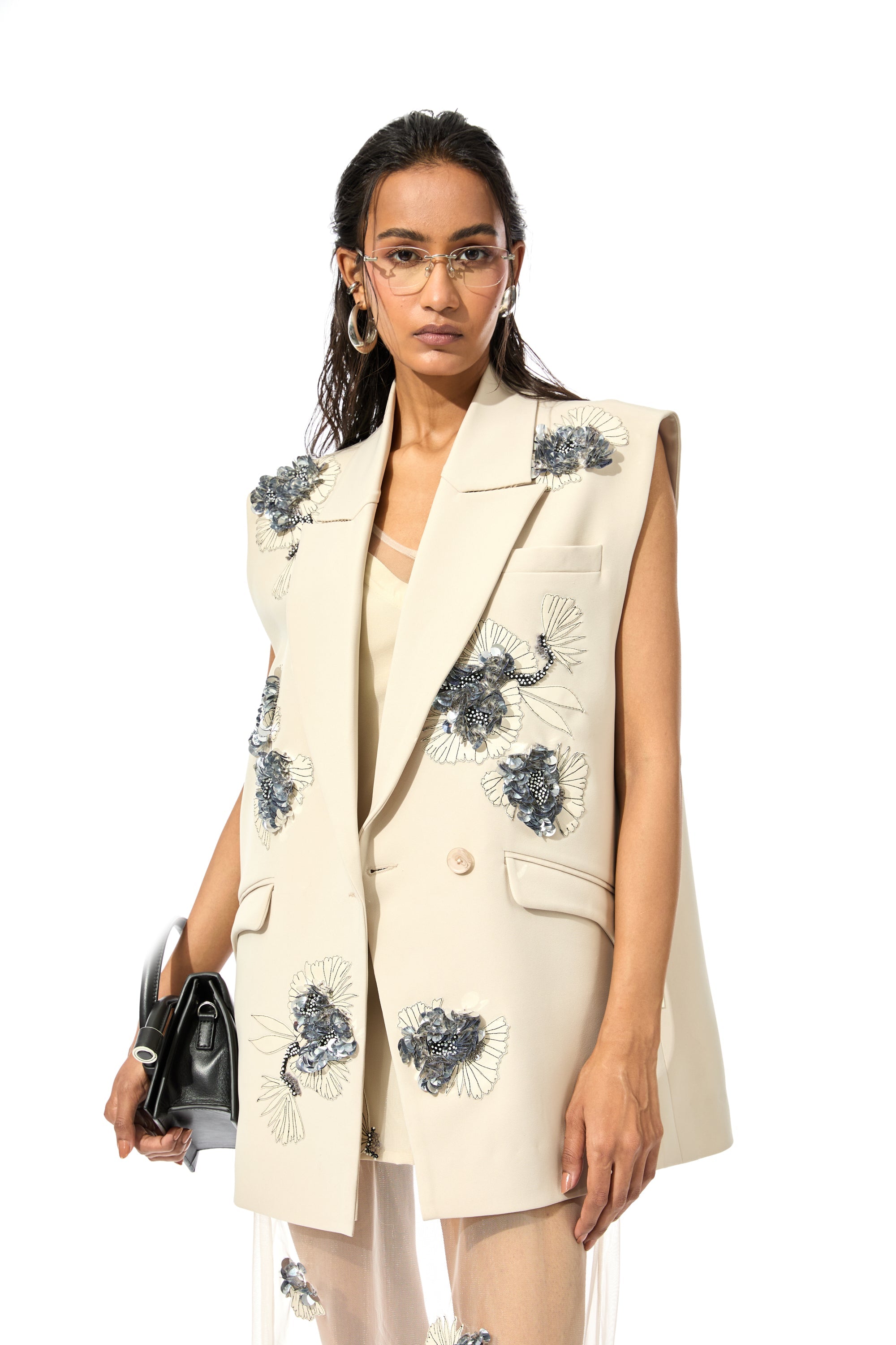 'TANGEROSE' VEST - Kanika Goyal Label