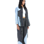 TWO - TONE DENIM PANTS - Kanika Goyal Label