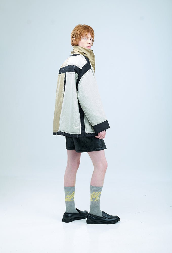 TWO - TONED CONCENTRIC CUT JACKET - Kanika Goyal Label