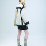 TWO - TONED CONCENTRIC CUT JACKET - Kanika Goyal Label