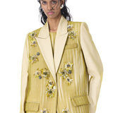 'XANTHE' EMBELLISHED BLAZER - Kanika Goyal Label