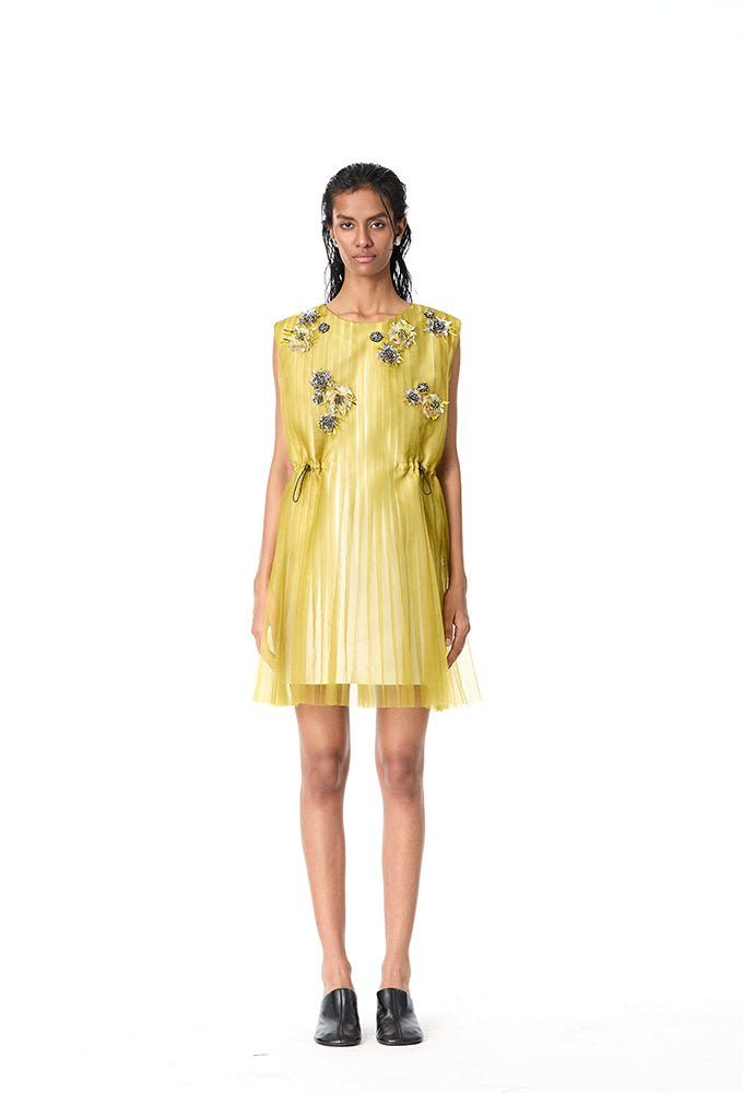 'XANTHE' Embellished Dress - Kanika Goyal Label