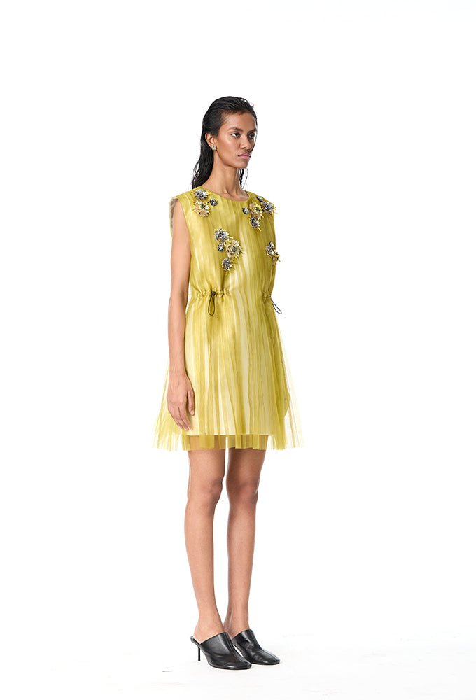 'XANTHE' Embellished Dress - Kanika Goyal Label