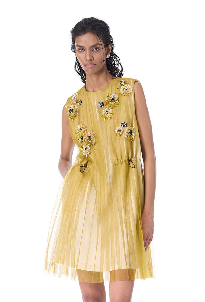 'XANTHE' EMBELLISHED DRESS - Kanika Goyal Label