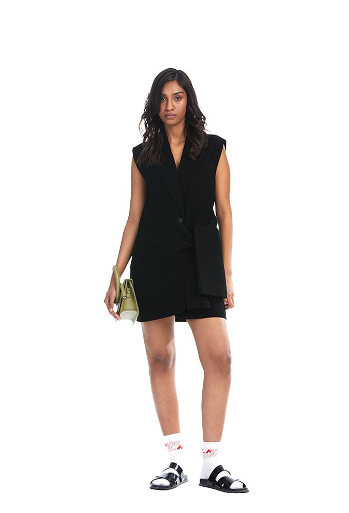 'YORU' Tie - up Blazer Dress - Kanika Goyal Label