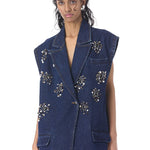 'ZEVIDA' EMBELLISHED VEST - Kanika Goyal Label