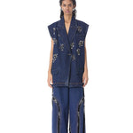 'ZEVIDA' EMBELLISHED VEST - Kanika Goyal Label