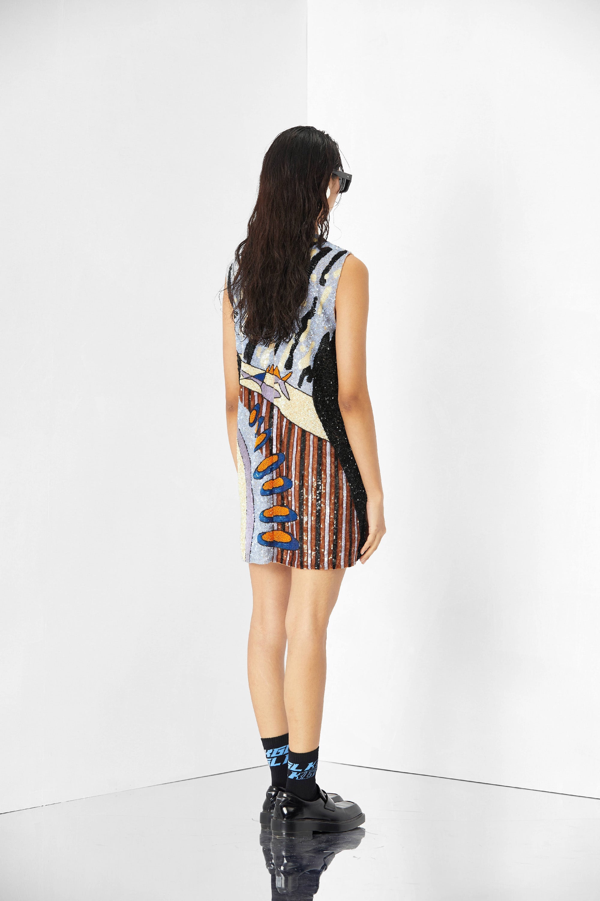 'ZEZE' EMBELLISHED MINI DRESS - Kanika Goyal Label