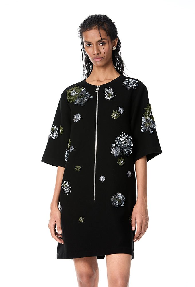 'ZINNIA' Embellished Dress - Kanika Goyal Label