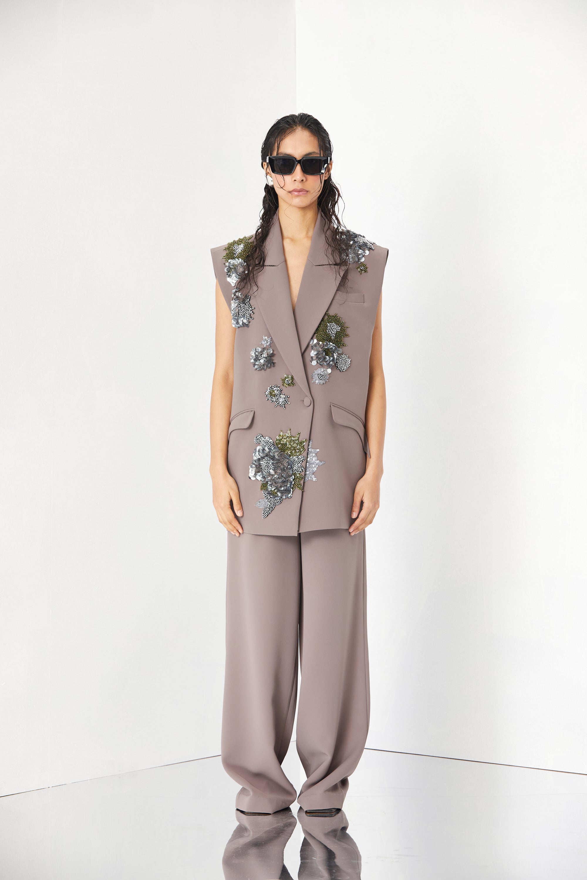 'ZINNIA' VEST - Kanika Goyal Label