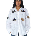 ZYLA' APPLIQU√â SHIRT - Kanika Goyal Label