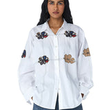 ZYLA' APPLIQU√â SHIRT - Kanika Goyal Label