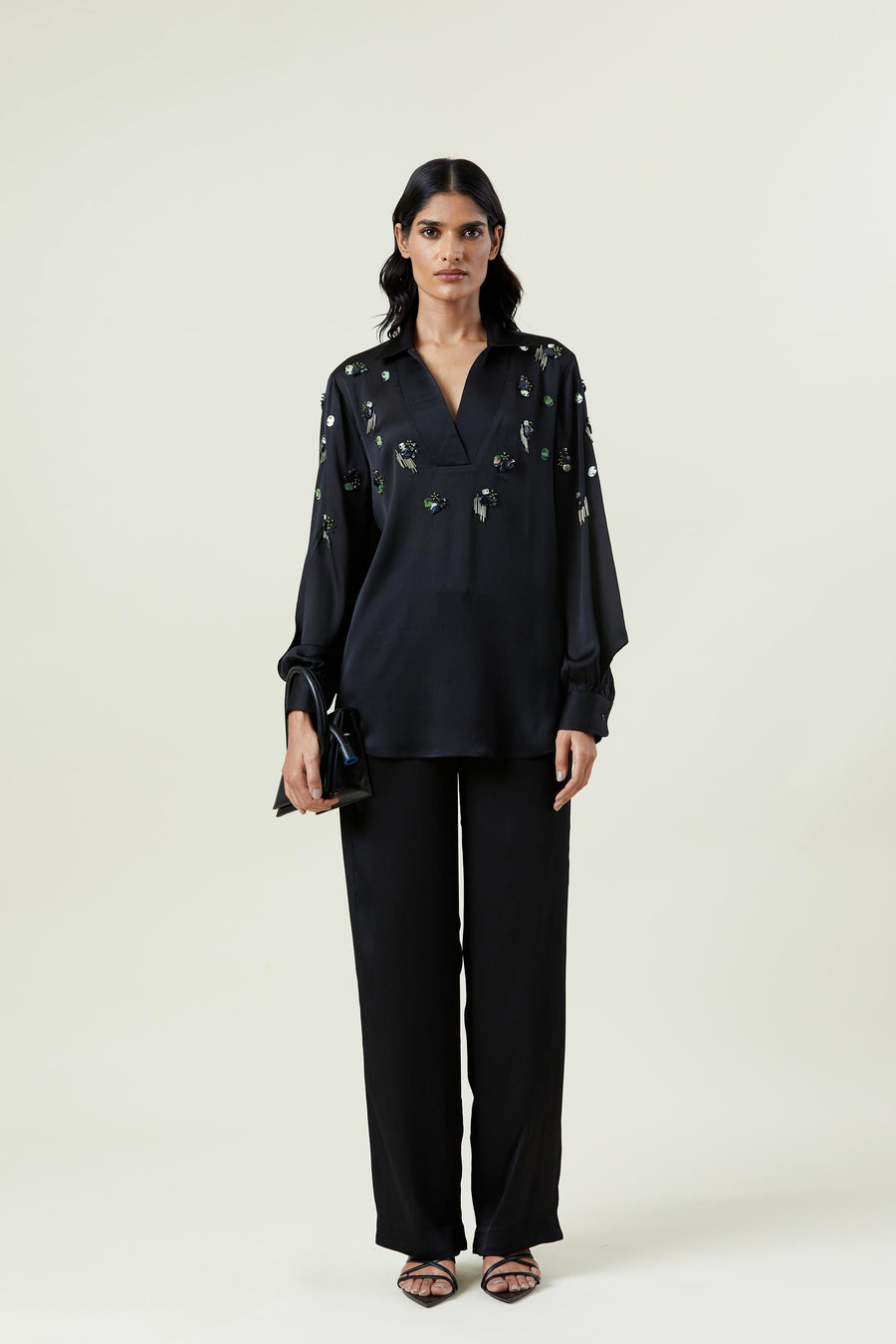 BETON BRUT 2.0' EMBELLISHED CO-ORDINATED SET - Kanika Goyal Label