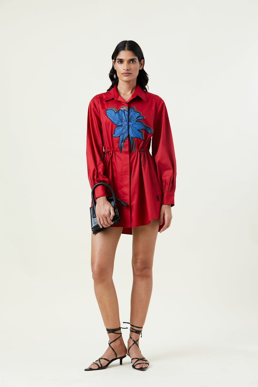 IXIA' APPLIQU√à SHIRT DRESS - Kanika Goyal Label