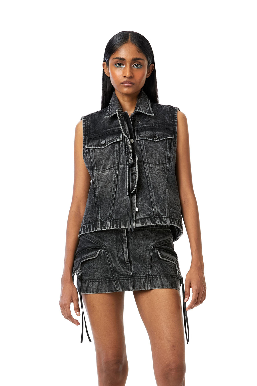 ONYX' DENIM VEST - Kanika Goyal Label