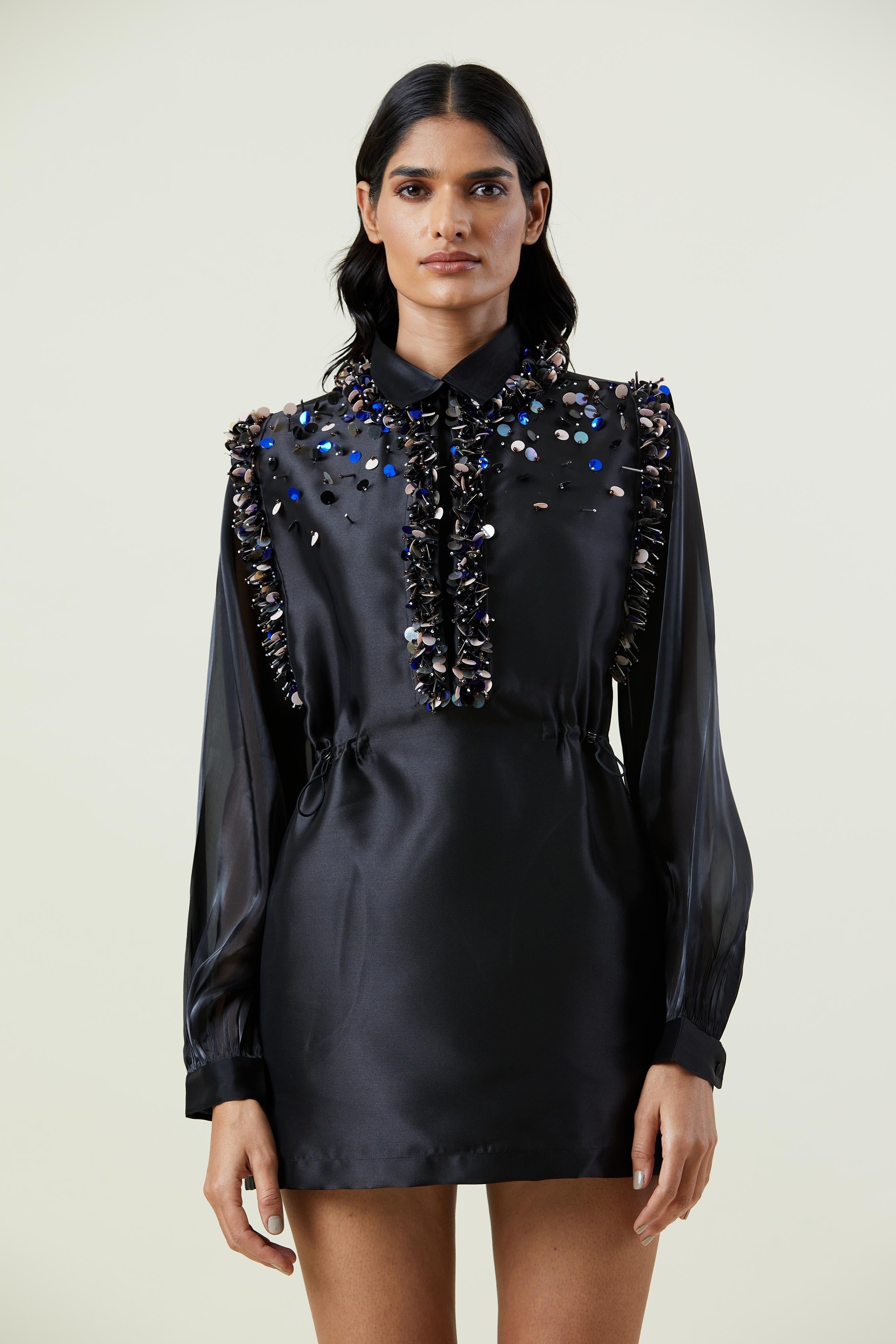 'STARLIGHT' EMBELLISHED DRESS – Kanika Goyal Label